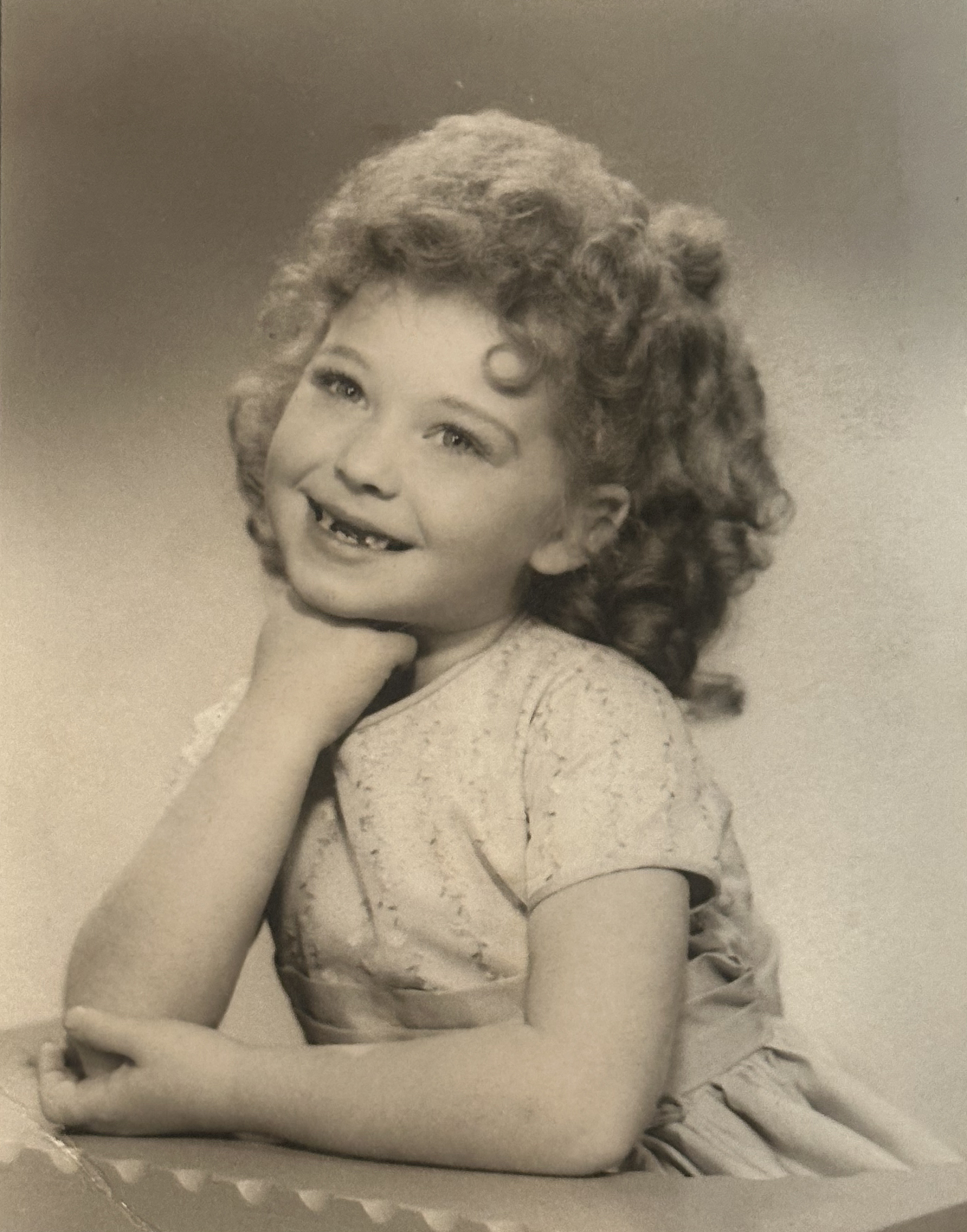 Mellody as a little girl
